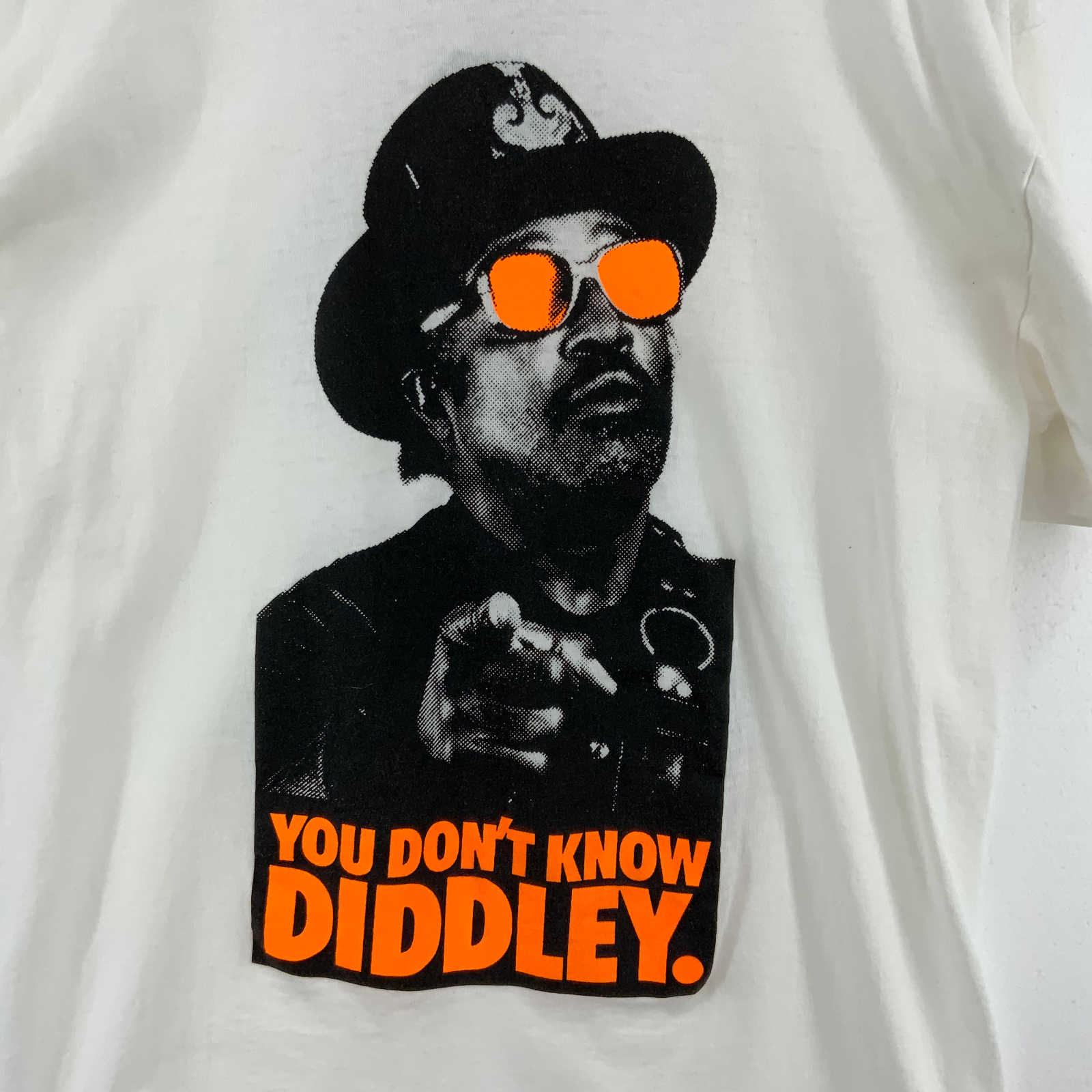 You Don't Know Diddley White Nike T-shirt Size L Single Stitch 90s