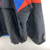 Vintage Edmonton Oilers NHL Black Quarter Zip Insulated Pullover Jacket Size XL