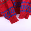 Pendleton Wool Knit Sweater Red Crewneck Size Large 90s