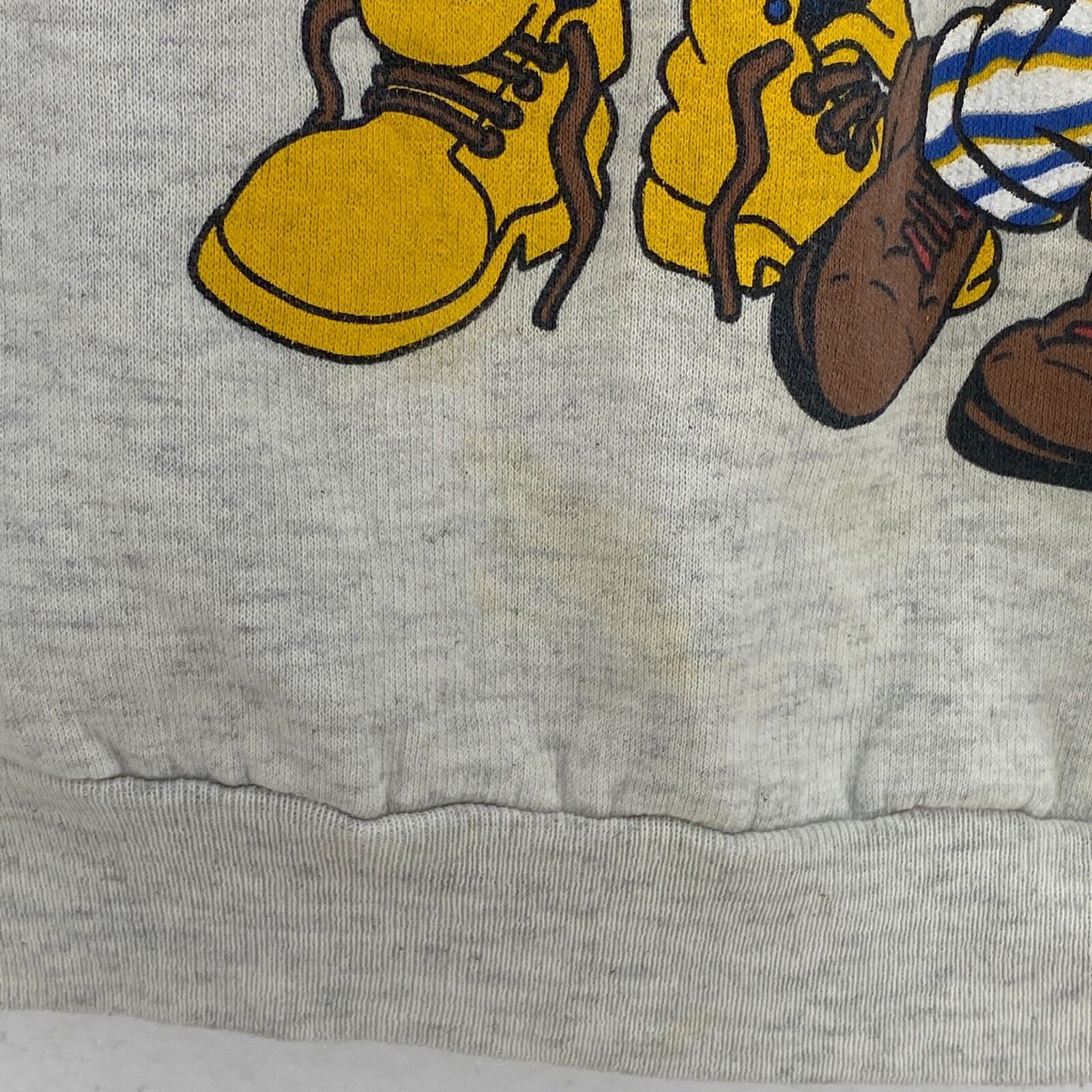 Looney Tunes The Tasmanian Devil Bugs Bunny Gray Sweatshirt Size S Women's