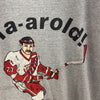 Ha-arold 27 Ice Hockey Gray T-shirt Size L Single Stitch Tee