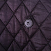Barbour Valerie Trench Quilt Black Jacket Size 8