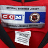 Vintage CCM Calgary Flames V-Neck Red Jersey Size L