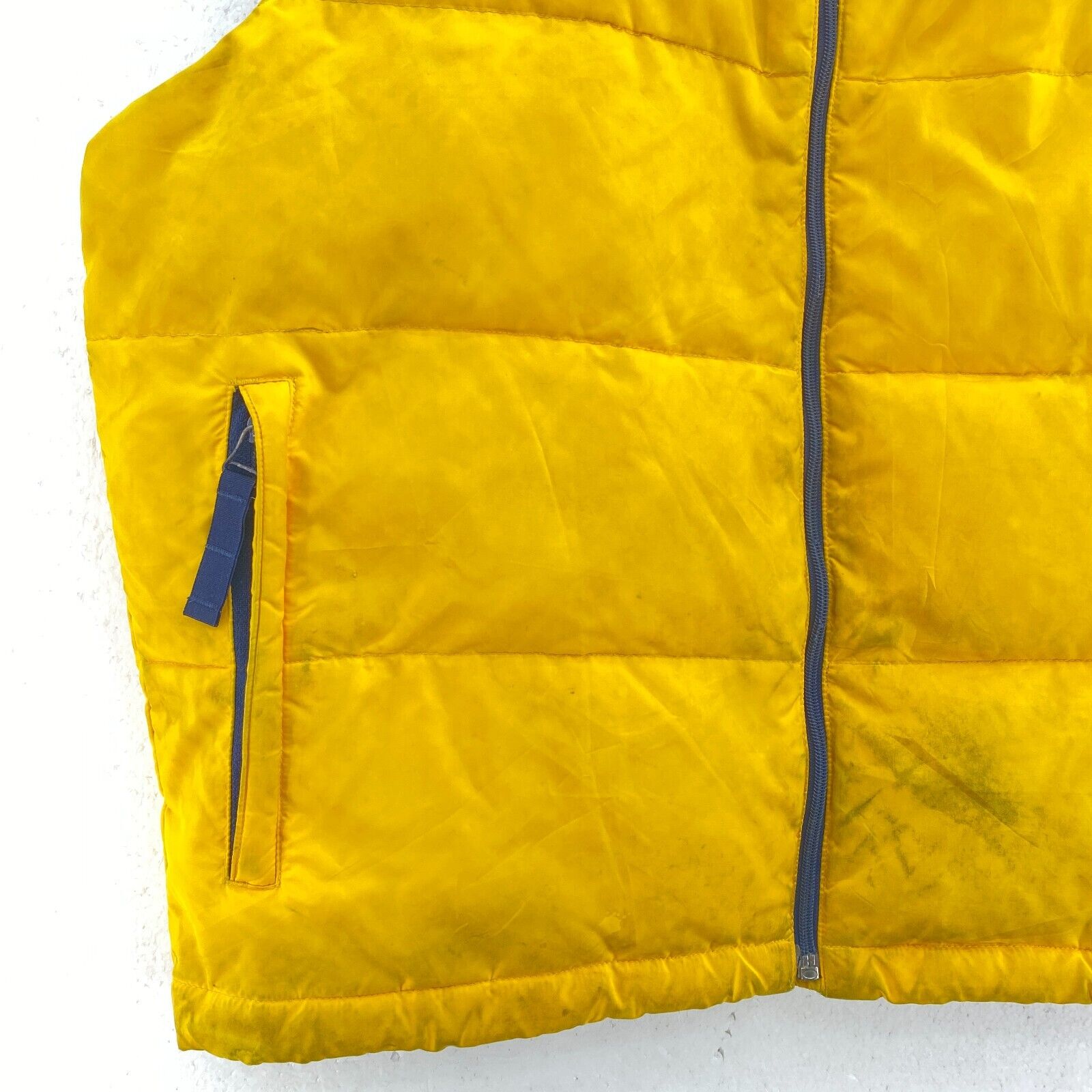 Polo Sport Ralph Lauren Full Zip Yellow Vest Jacket Size L