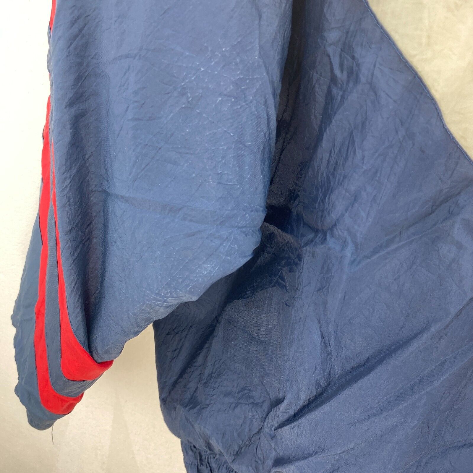 Cleveland Indians MLB Navy Blue Full Zip Insulated Jacket Size L Hooded