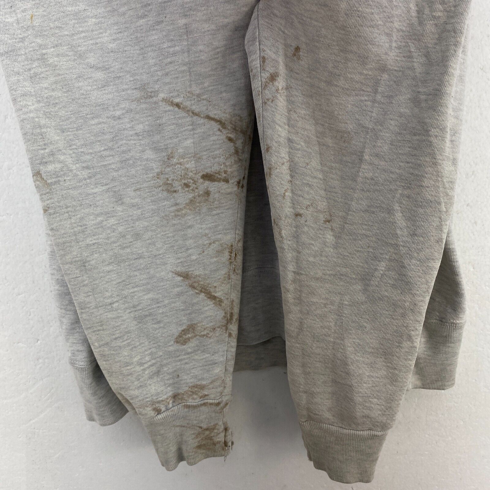 L.L Bean By Russell Athletic Gray Hoodie Size L 1/4 Button