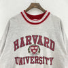 Vintage Harvard University Spell Out Gray T-shirt Size XL Tee