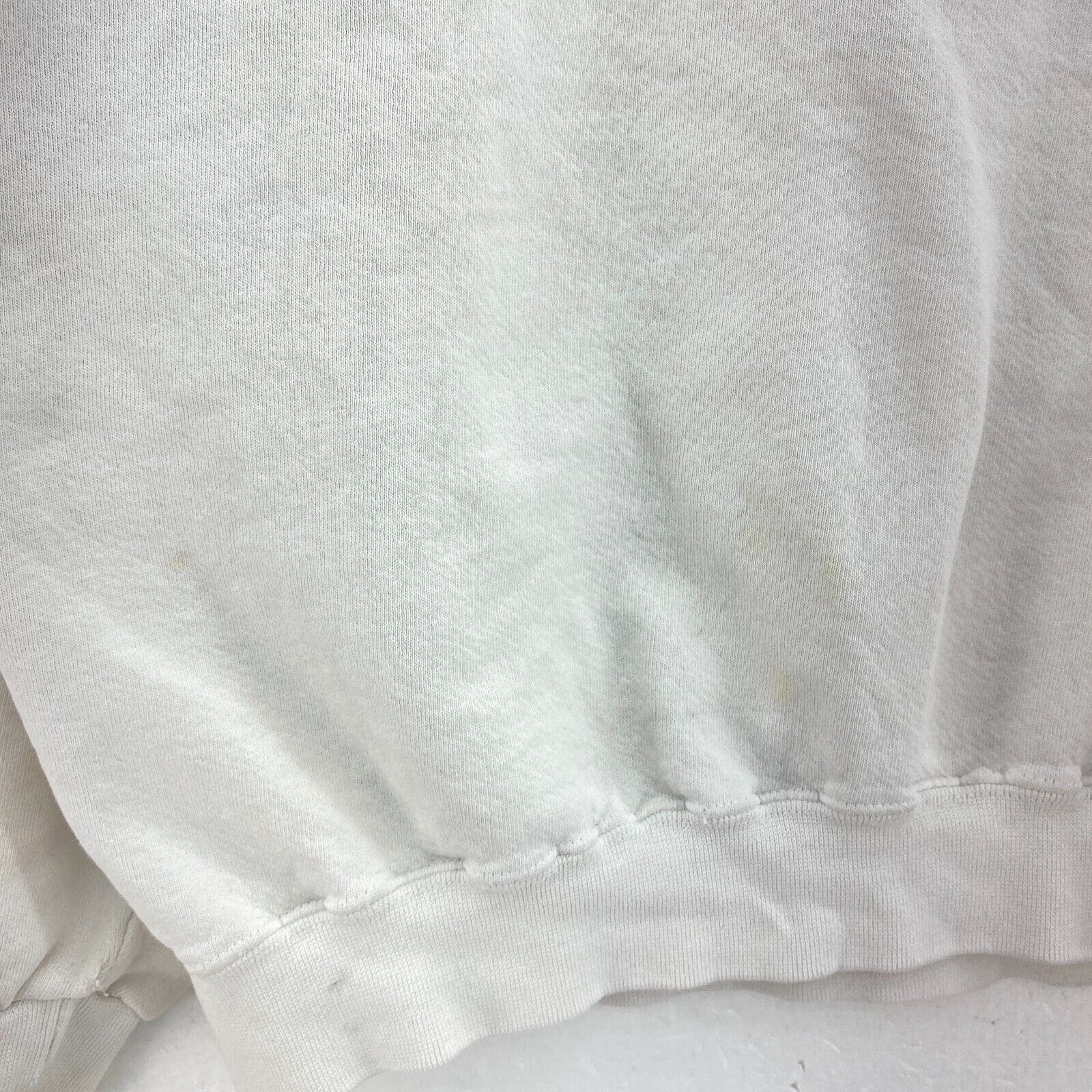 Adidas Crewneck Logo Oatmeal Sweatshirt Size L