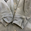 Patagonia Vintage Canvas Jacket Green Size Large Fleece Lined 90s