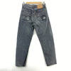 Levi's Orange Tab Medium Wash Black Denim Tapered Jeans Size 30 Women's