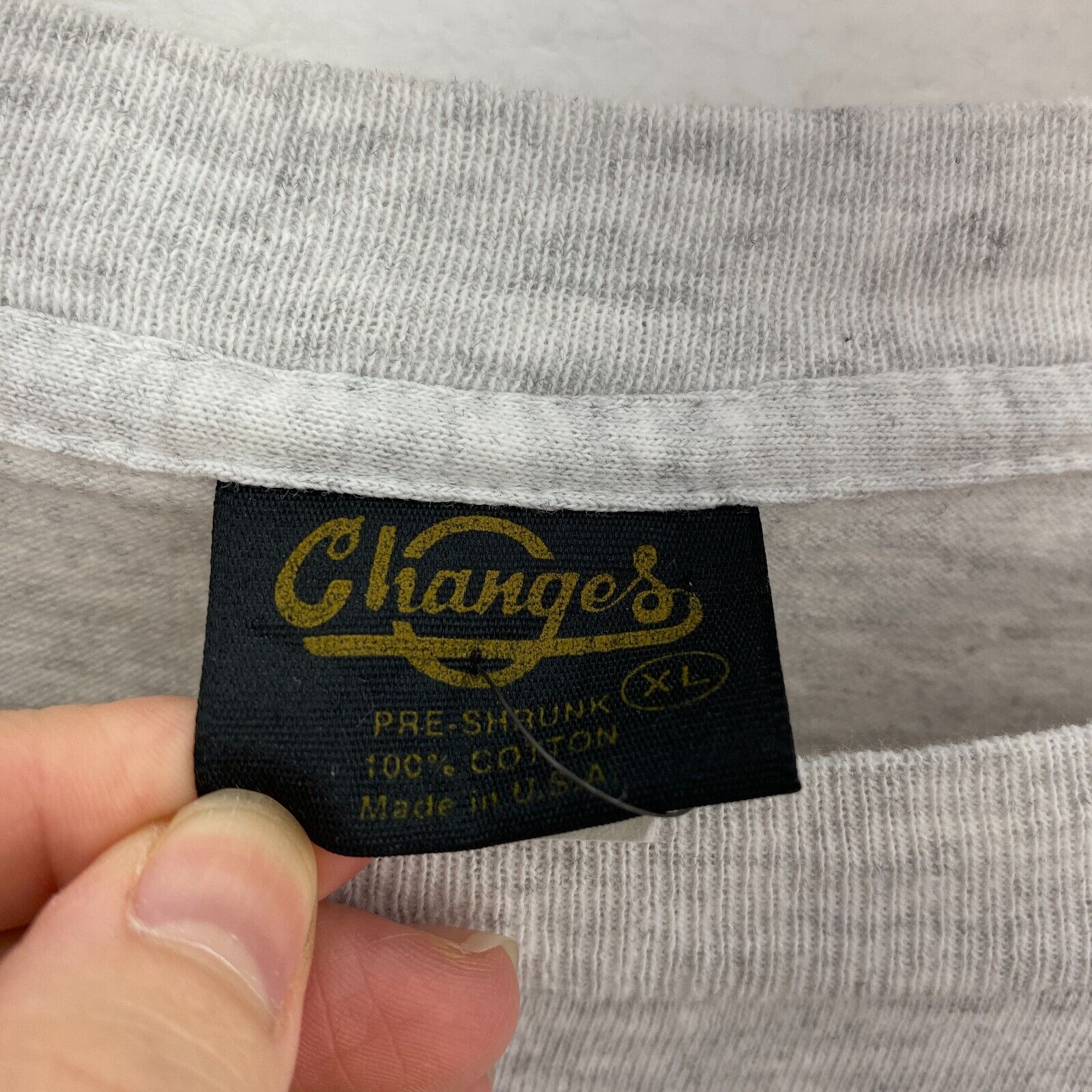 Big Pimp Gray T-shirt 1999 Changes NYC Size XL Single Stitch