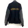 Vintage National Post Snapped Bomber Black Jacket Size L