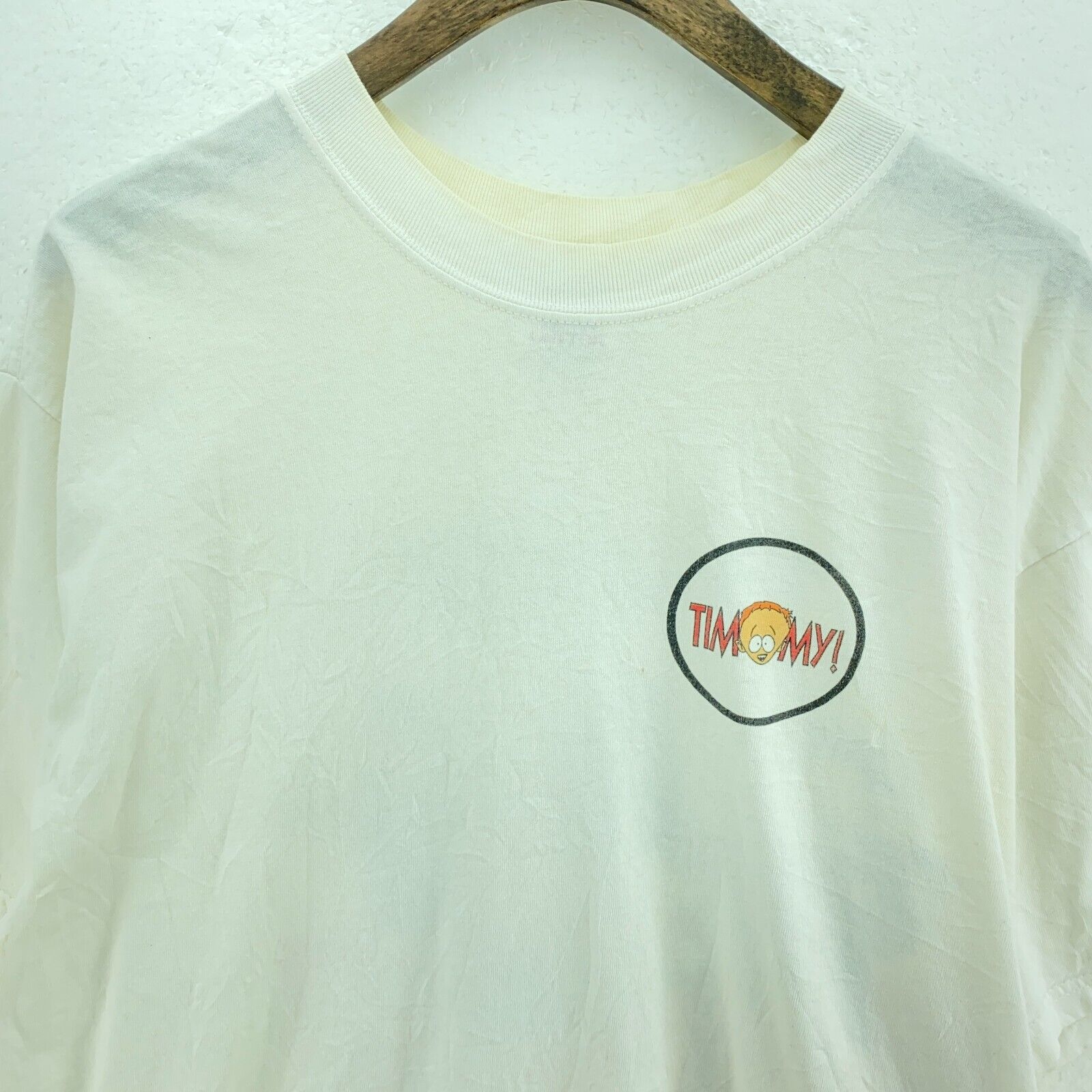 Timmy South Park And The Lords Of The Underwolrd 2000 White T-shirt Size L