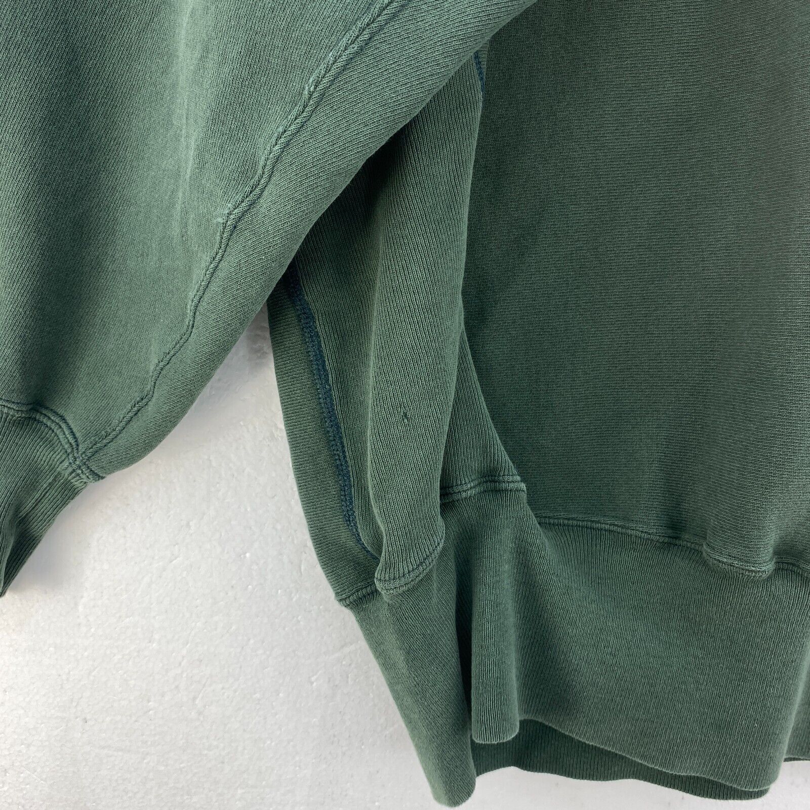 Champion Logo Green Crew Neck Green Sweatshirt Size XXL