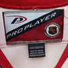 Vintage Pro Player NHL Calgary Flames White V-Neck Jersey Size XXL