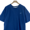 Vintage Nike Swoosh Chest Logo Navy Blue T-shirt Size XL