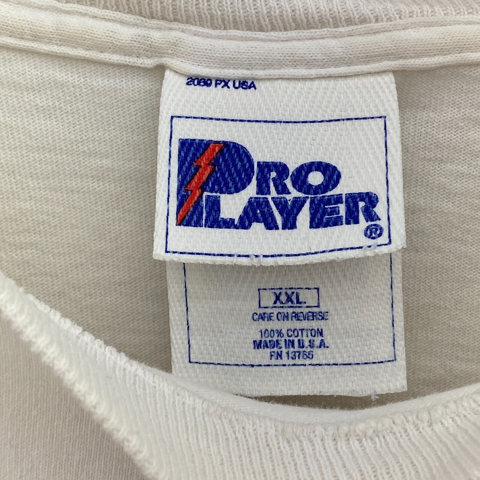 Pro Player Vintage Super Bowl Denver Broncos NFL White T-shirt Size 2XL