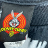 Looney Tunes Bugs Bunny The Tasmanian Devil Black T-shirt Size XL