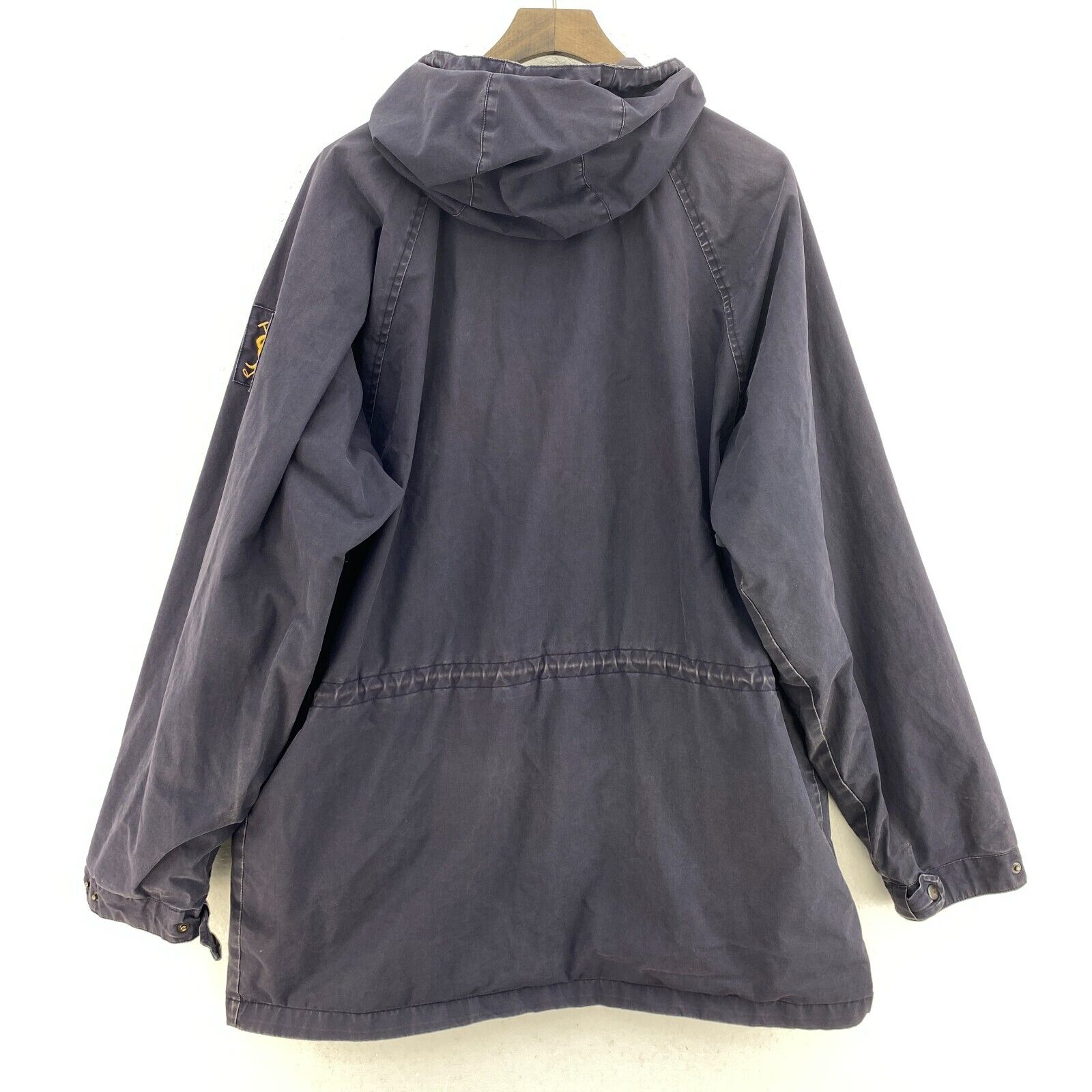 Polo By Ralph Lauren Logo Size M Full Zip Purple Hooded Jacket Size M