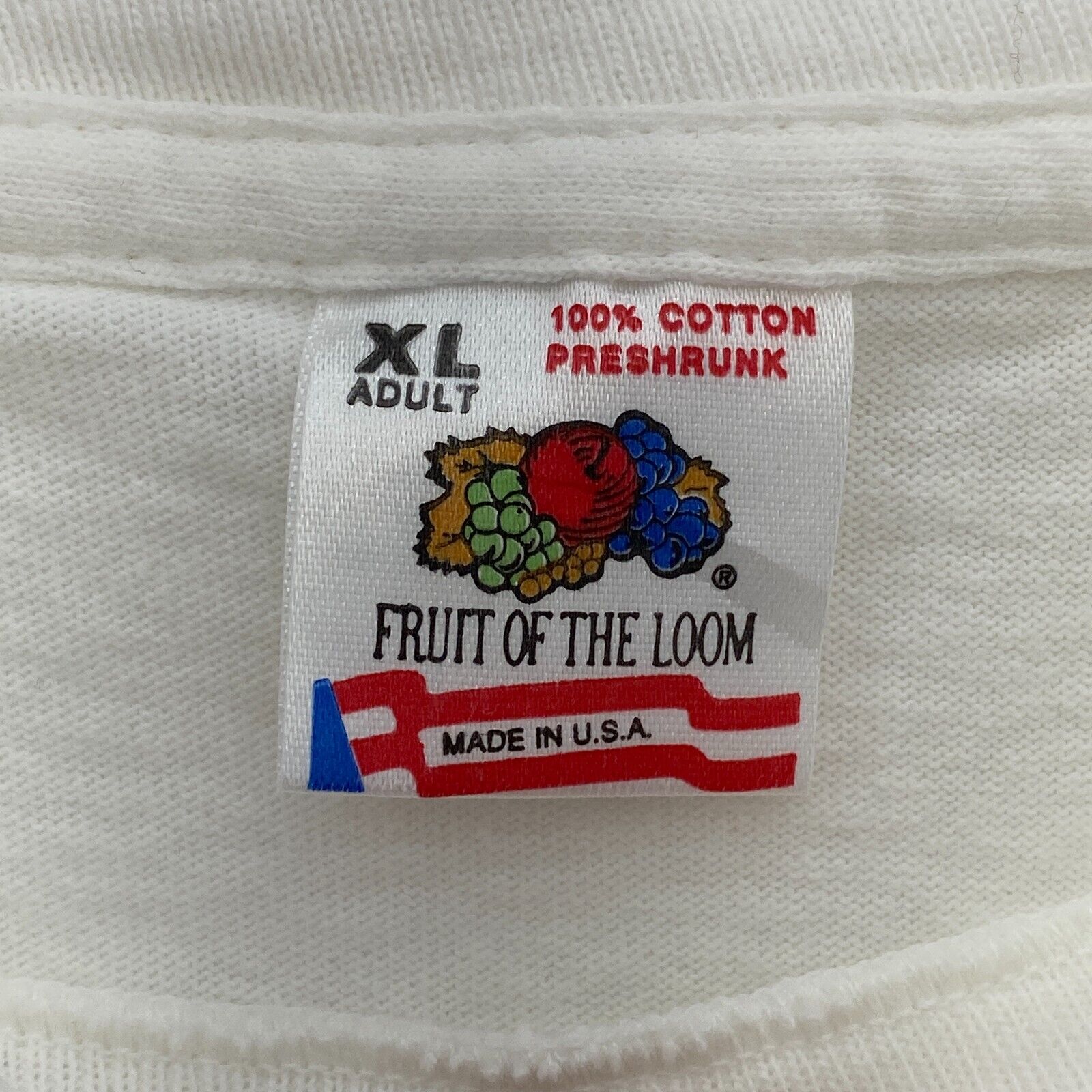 Vintage United Negro College Fund UNCF 97 Walk White T-shirt Size XL