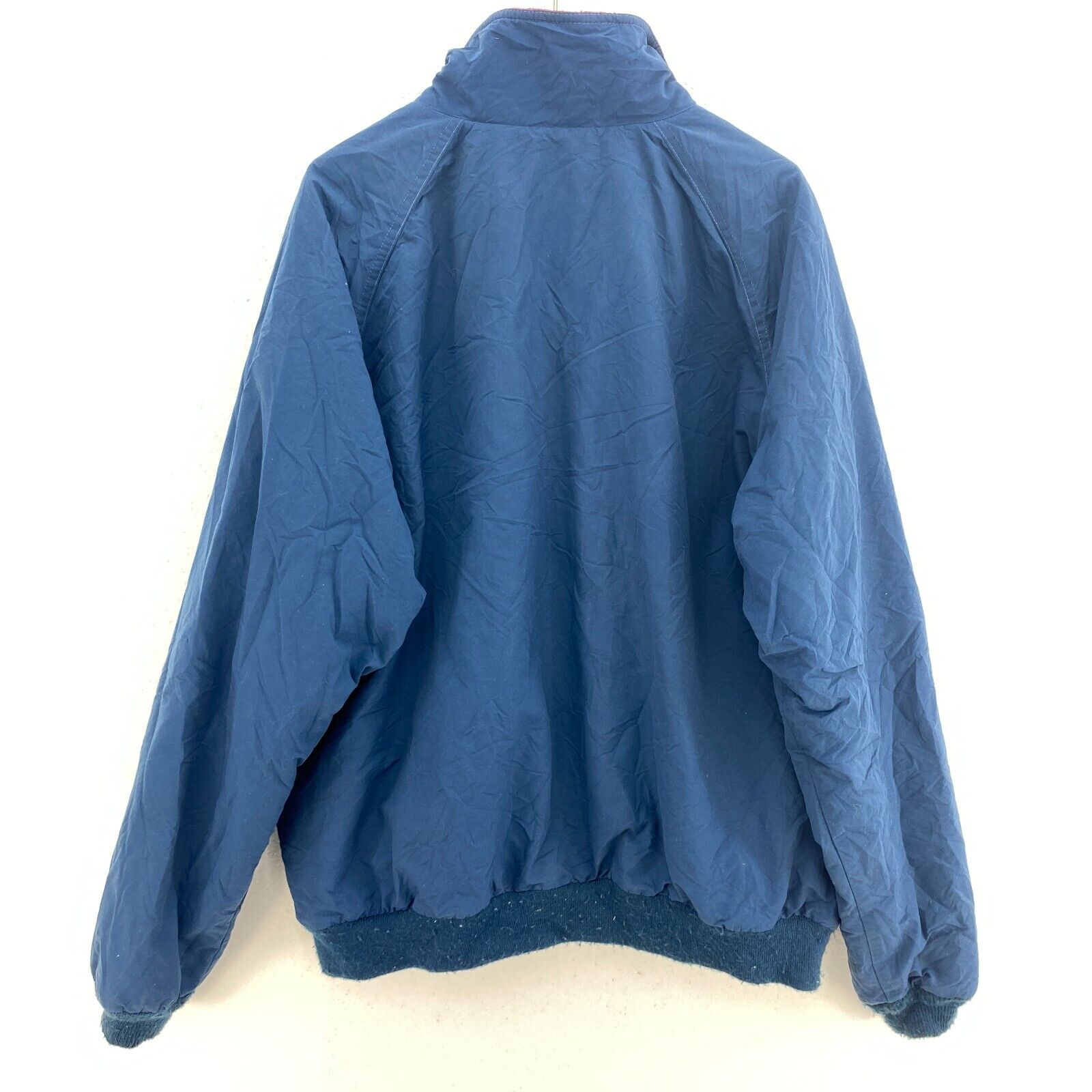 L.L Bean Blue Jacket Fleece Lined Size XL Full Zip Up