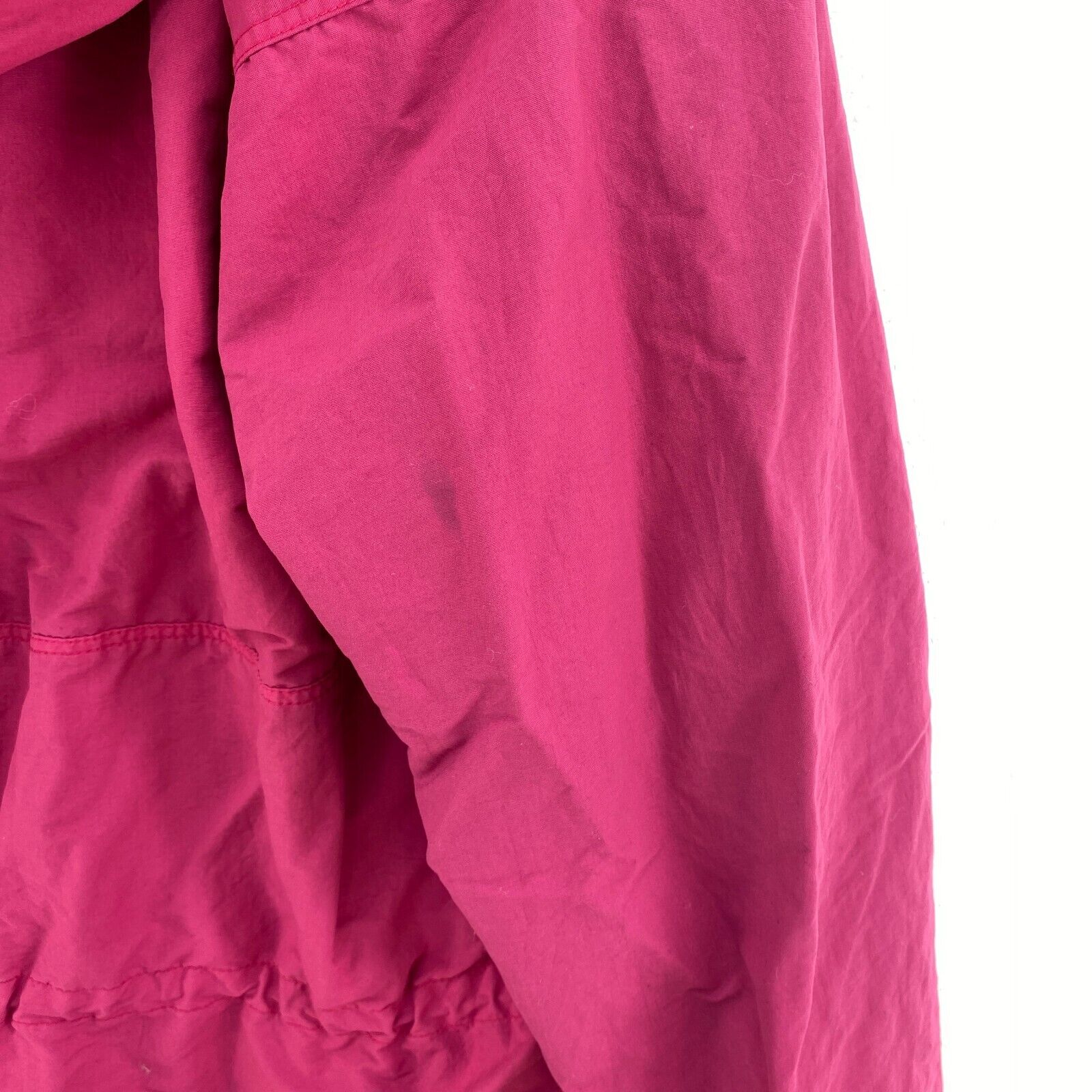 Vintage Patagonia Quarter Zip Pink Hooded Jacket Size M Women's
