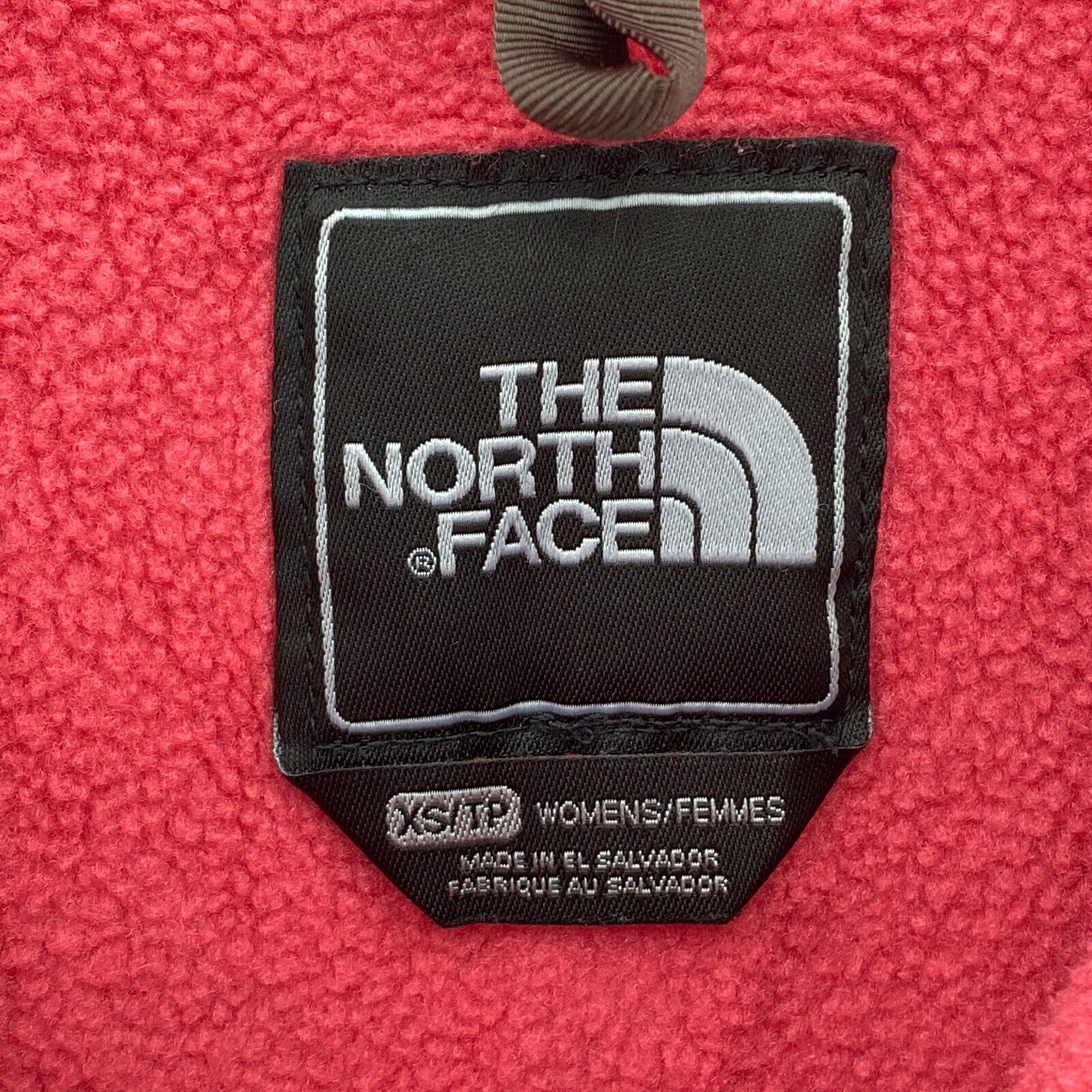 The North Face Women's Two Tone Pink Fleece Jacket Size XS Full Zip Up