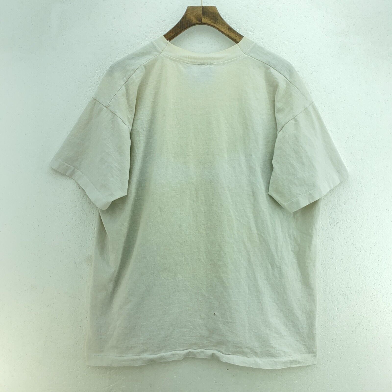Vintage Disney Mickey Mouse Baseball White T-shirt Size M
