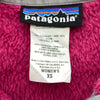 Vintage Snap-T Hooded Fleece Hot Pink Jacket Size XS Women's