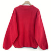 Vintage Nautica Embroidered Logo Pullover Crewneck Red Fleece Sweatshirt Size S