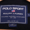 Polo Sport Quarter Zip Fleece Pullover Size XL Black