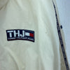 Tommy Hilfiger Full Zip Logo Ivory Light Jacket Size XL Windbreaker