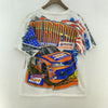 Chase Authentics NASCAR Live Free And Race White Vintage T-shirt Size M