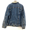 Levi Strauss Sherpa Lined Button Up Medium Wash Blue Denim Jacket Size XL
