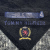 Tommy Hilfiger Deep Pile Fleece Jacket Pattern Size XL Gray 1/4 Zip