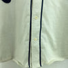 Vintage Starter Grays V-Neck Button Up White Jersey Size XL