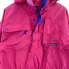 Vintage Patagonia Quarter Zip Pink Hooded Jacket Size M Women's