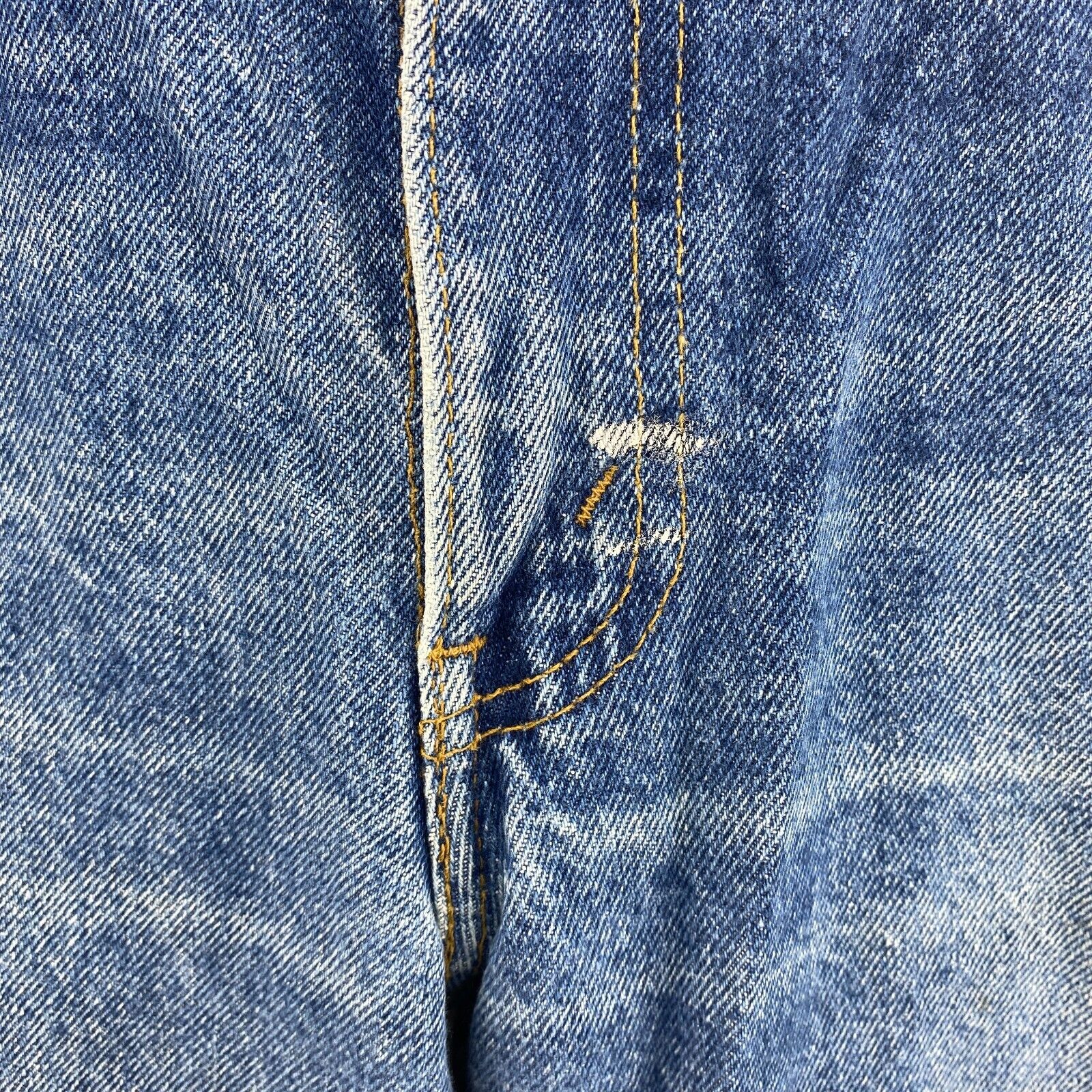 Levi Strauss 619 Orange Tab Blue Light Wash Jeans Size 32 Straight Leg