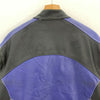 Joe Rocket Leather Jacket Purple Biker Motorcycles Size 44 Missing Lining