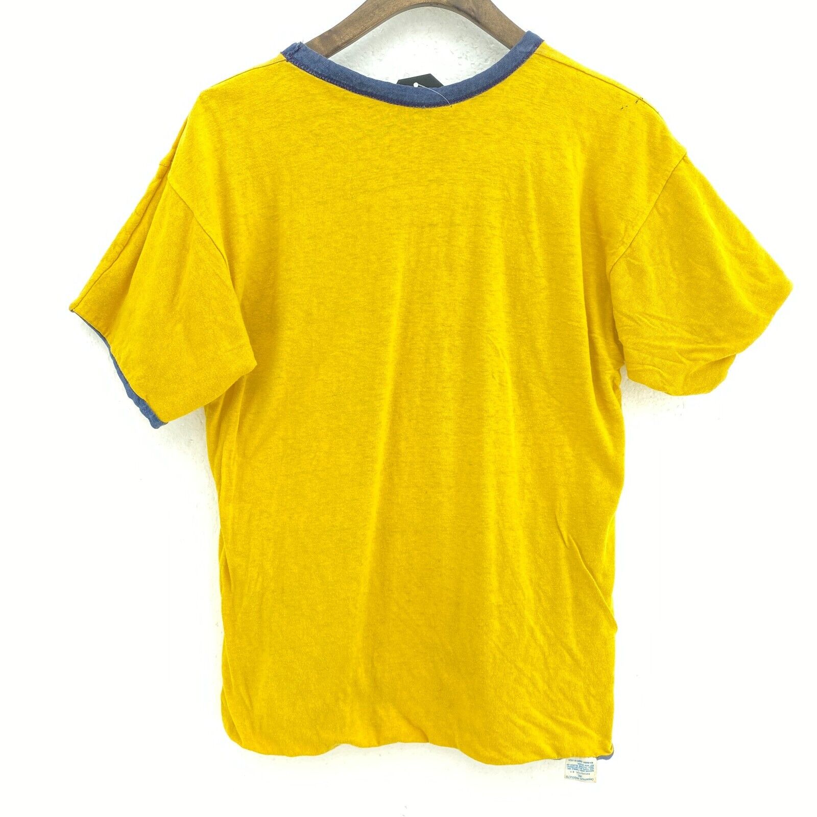 Champion Reversible Mass Maritime Academy Blue Yellow T-shirt Size Young M