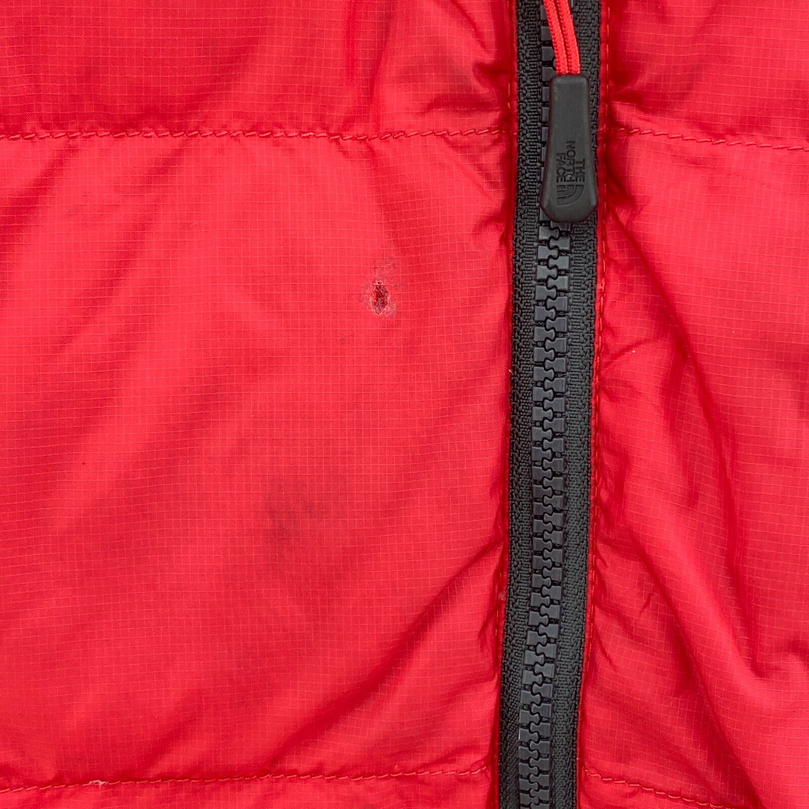 The North Face Men's Full Zip Nuptse Down 700 Series Jacket Red Size S