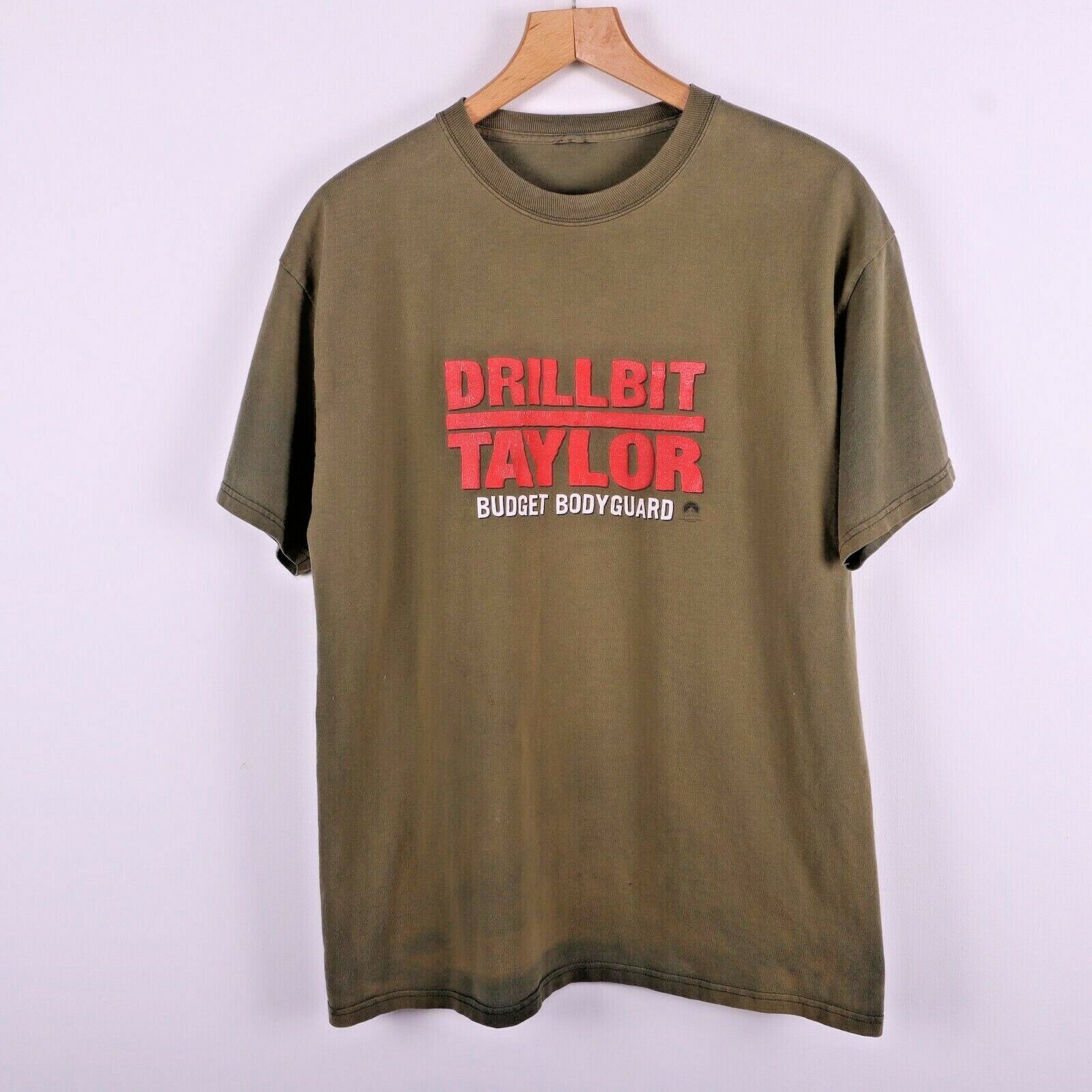 2008 Drillbit Taylor Comedy Movie Budget Bodyguard Green T-shirt Size M