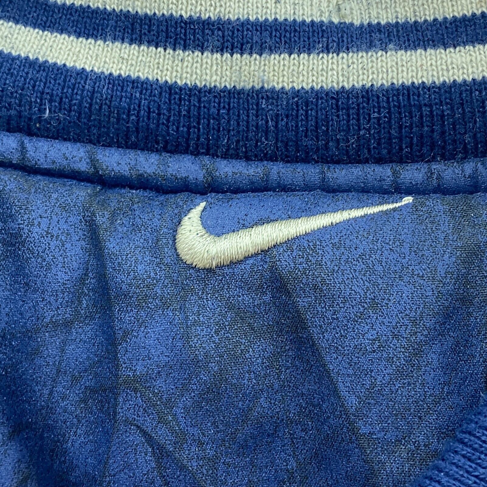 Nike Reversible Toronto Maple Leafs Full Zip Navy Blue NHL Logo Jacket Size XL