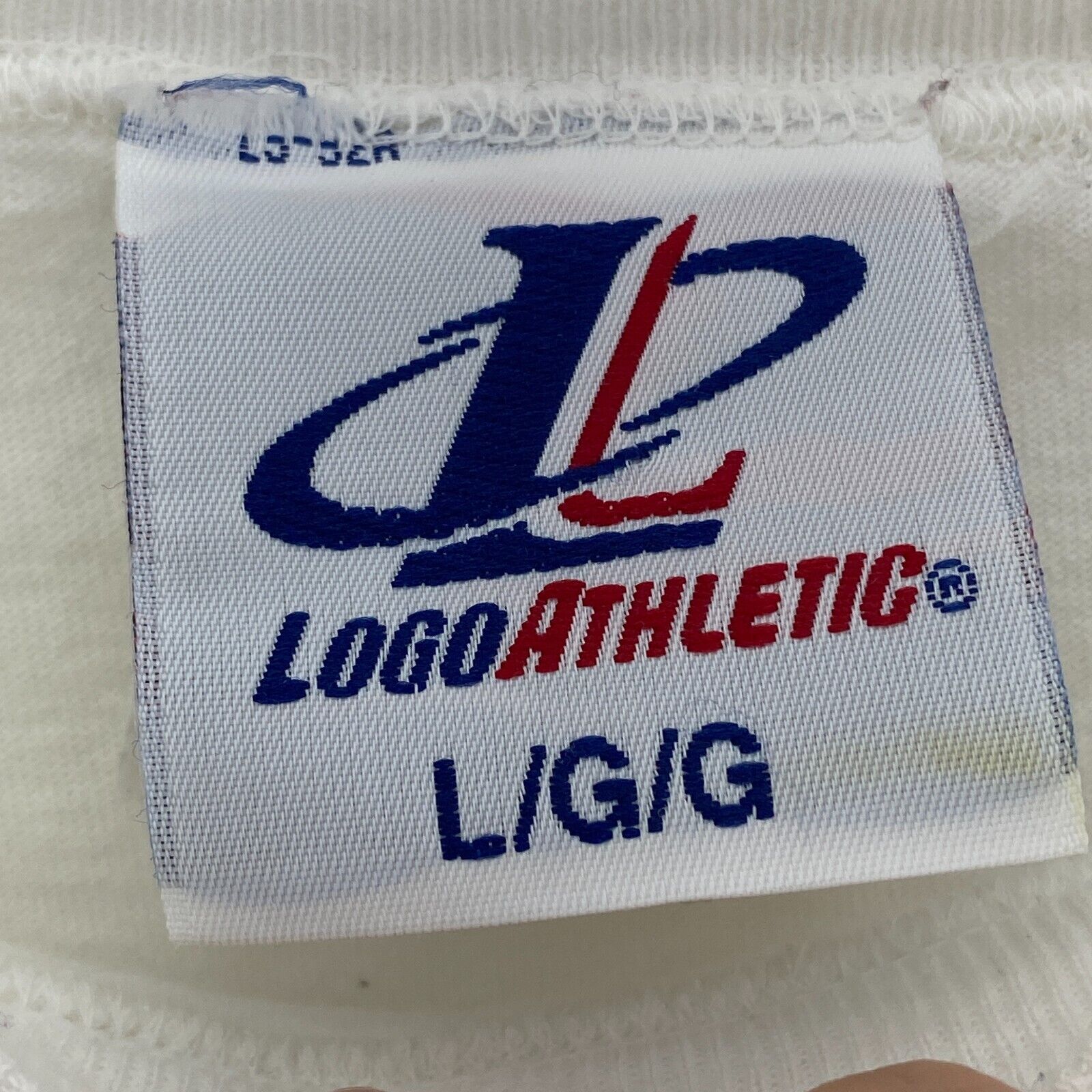 Logo Athletic Oakland Athletics Logo White Vintage T-shirt Size L MLB