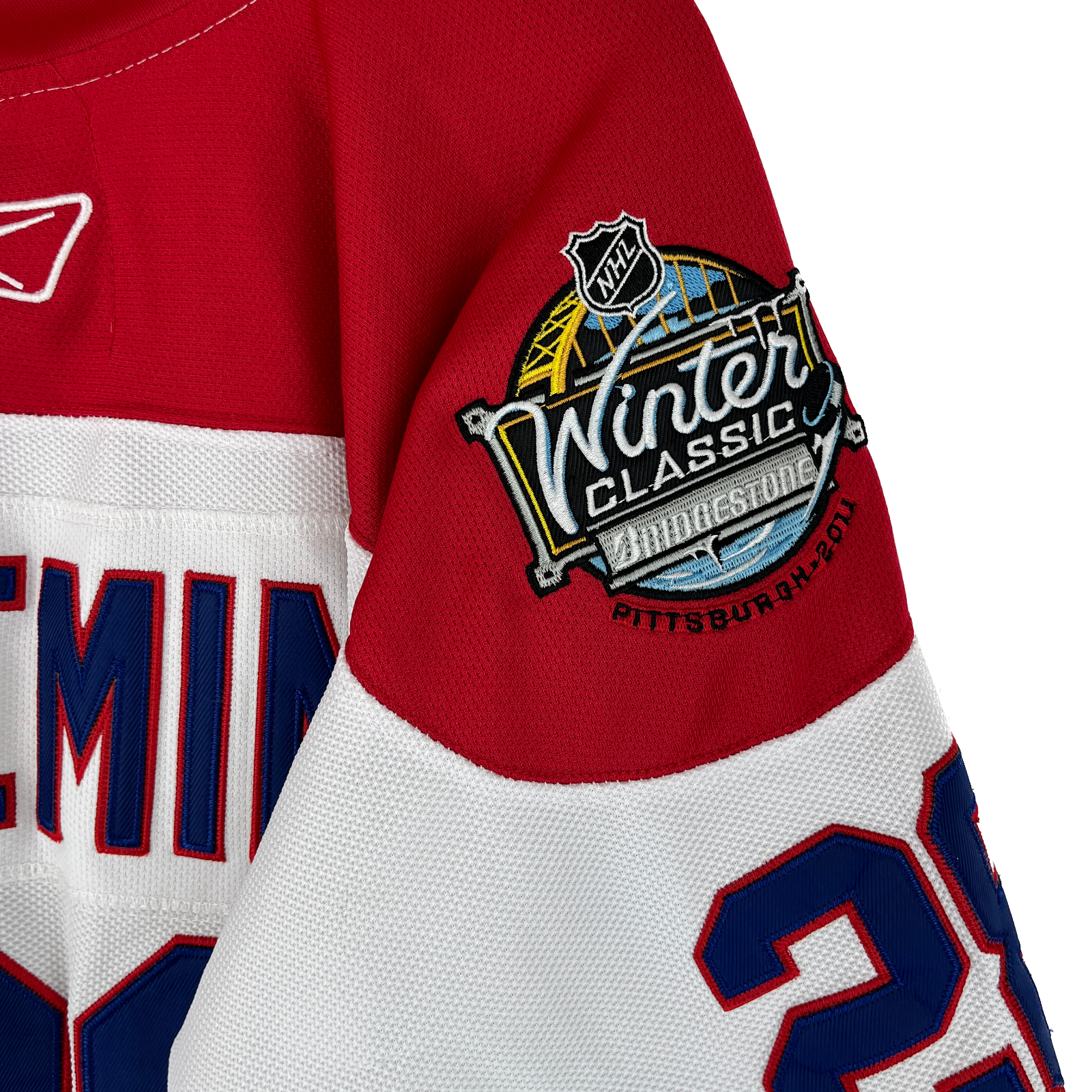 Reebok Washington Capitals NHL Winter Classic Pittsburgh White Jersey Size 50