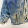 Carhartt Workwear Lined Denim Jacket Size XL Button Up