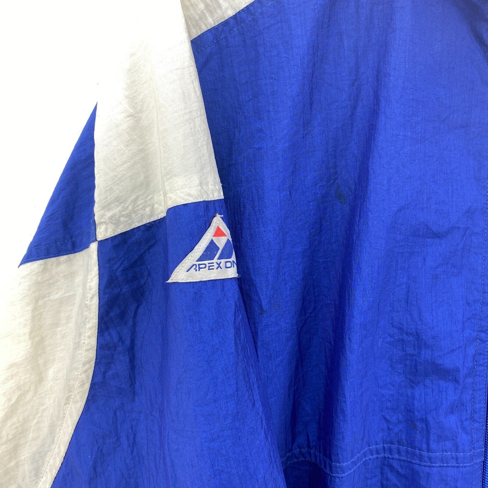 Chicago Cubs MLB Big Logo Apex One Pullover Windbreaker Jacket Blue Size M