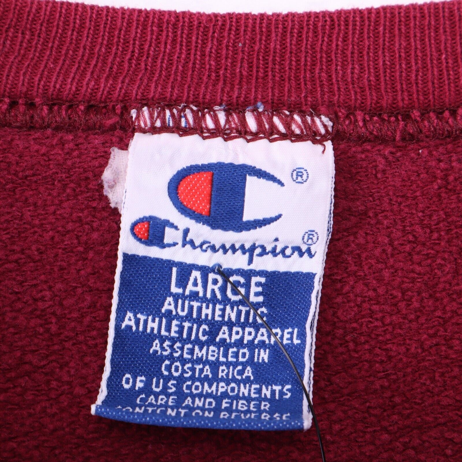 Champion Vintage Blank Crewneck Sweatshirt Size Large 90s