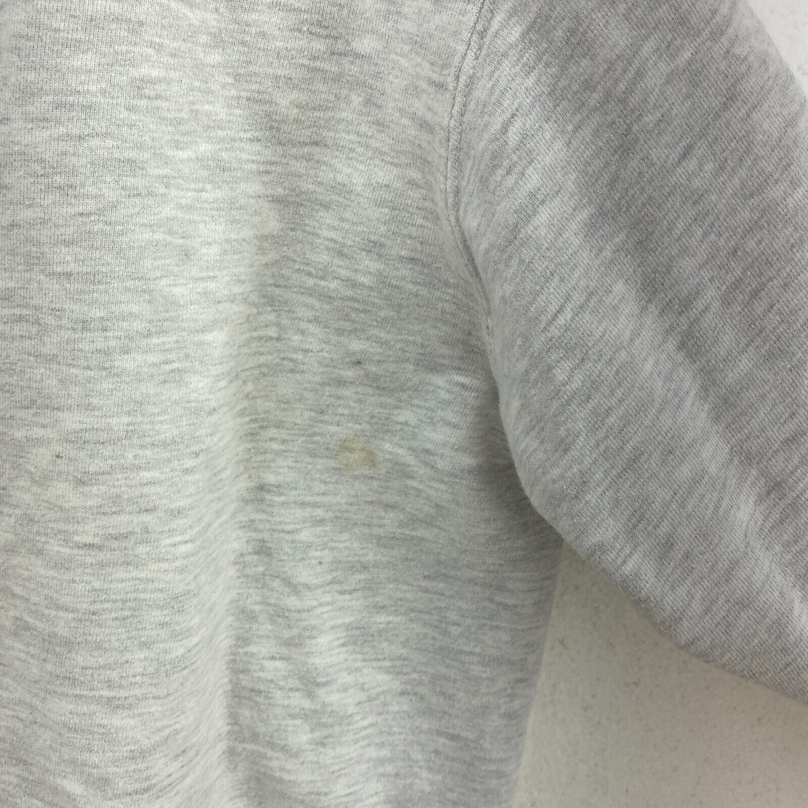 VTG Notre Dame Spell Out Fighting Irish Champion NCAA Gray Sweatshirt Size XXL