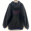 Chicago Cubs Logo Black Starter Full Zip Hooded Insulated Jacket Size L MLB